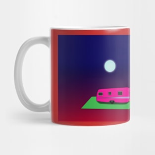 pink camp trailer Mug